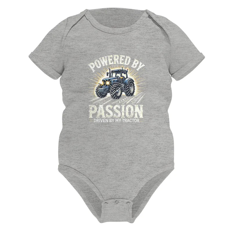 Powered By Passion Driven By My Tractor - Infant Fine Jersey Bodysuit