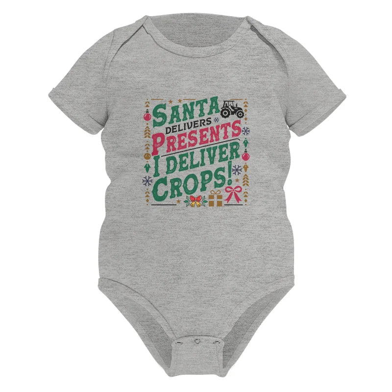 Santa Deliver Present I Deliver Crops! - Infant Fine Jersey Bodysuit