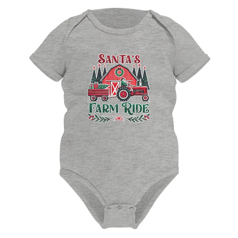 Image of Santa's Farm Ride 1 - Infant Fine Jersey Bodysuit