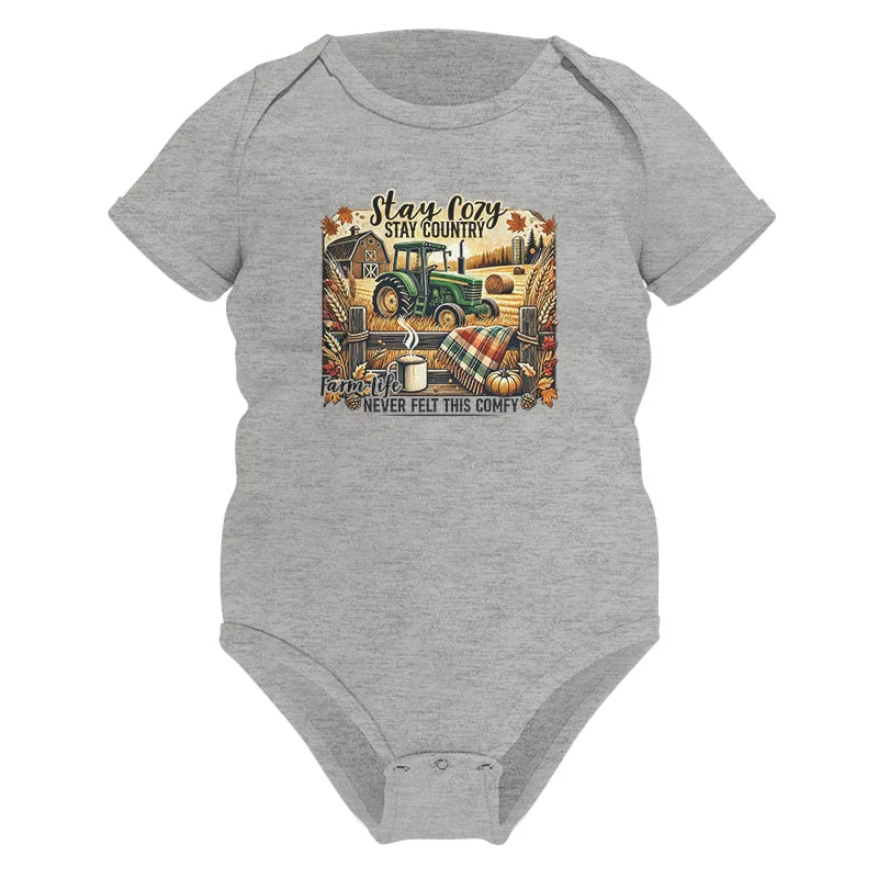 Stay Cozy_Stay Country_Farm Life Never Felt This Comfy 2 - Infant Fine Jersey Bodysuit