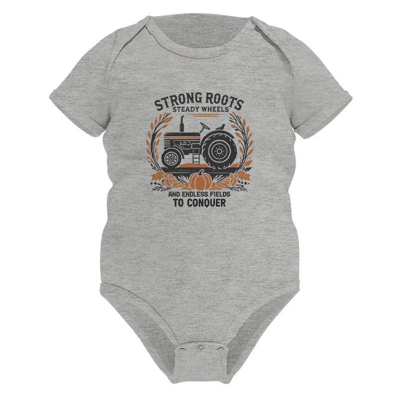 Image of Thanksgiving Farmer Endless Fields To Conquer 3 - Infant Fine Jersey Bodysuit