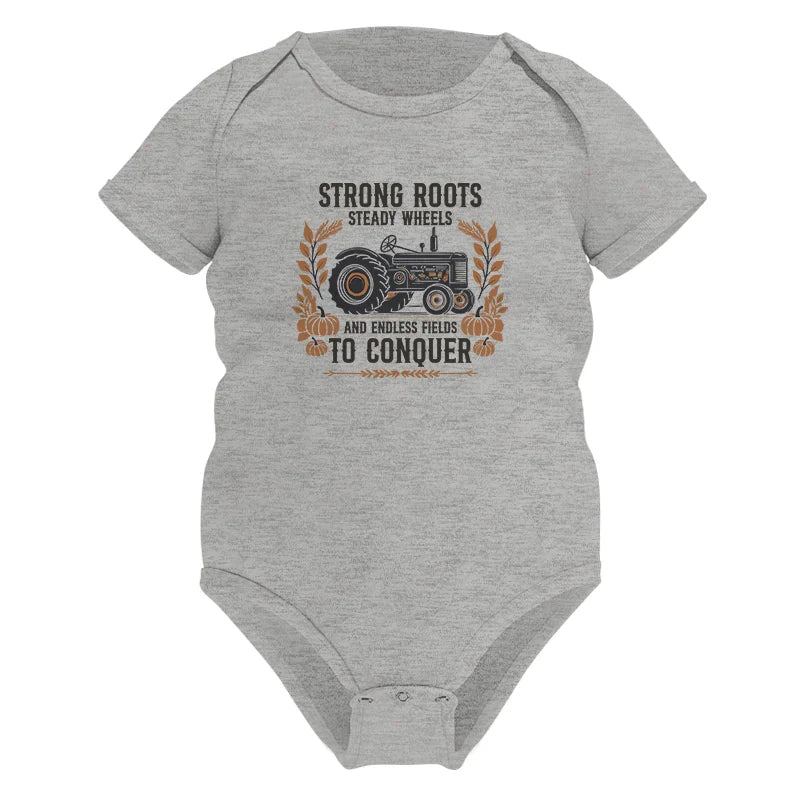 Thanksgiving Farmer Endless Fields To Conquer 5 - Infant Fine Jersey Bodysuit