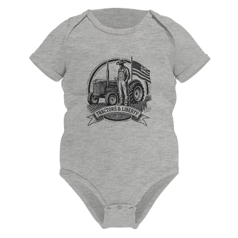 Tractors And Liberty - Infant Fine Jersey Bodysuit