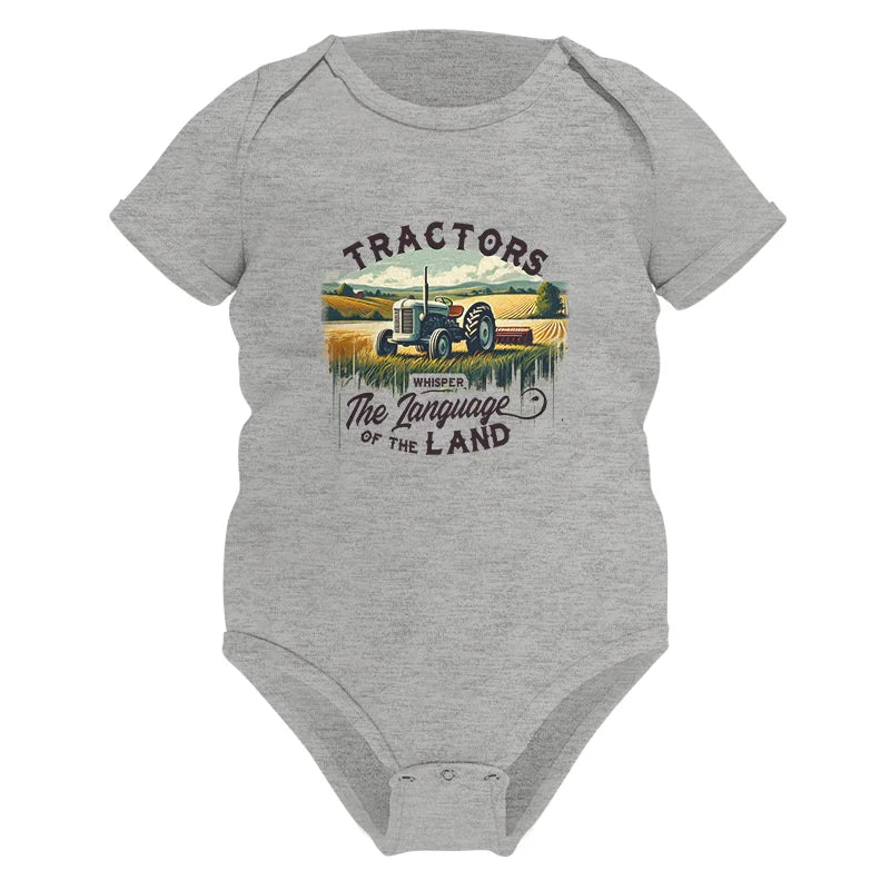 Tractors Whisper The Language Of The Land 2 - Infant Fine Jersey Bodysuit