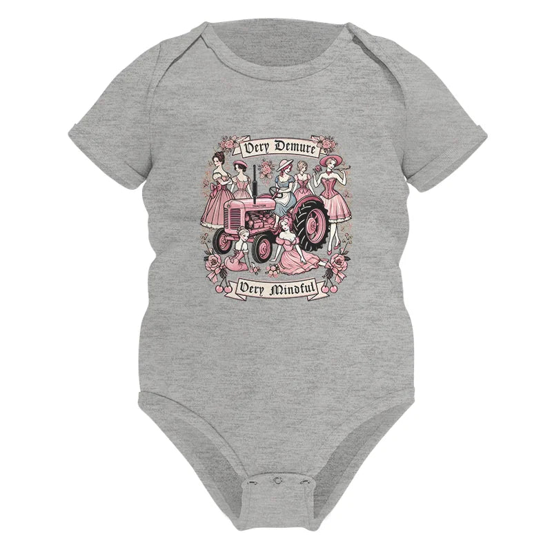 Very Demure Very Mindful Tractor - Infant Fine Jersey Bodysuit