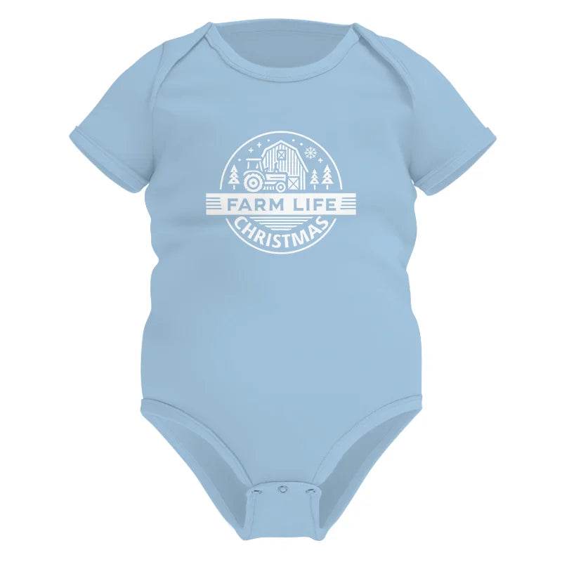 Farm Life Christmas 1 - Infant Fine Jersey Bodysuit