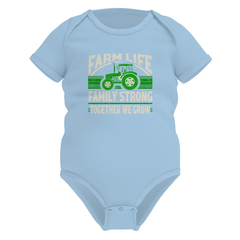 Farm life Family Strong_Together We grow - Infant Fine Jersey Bodysuit