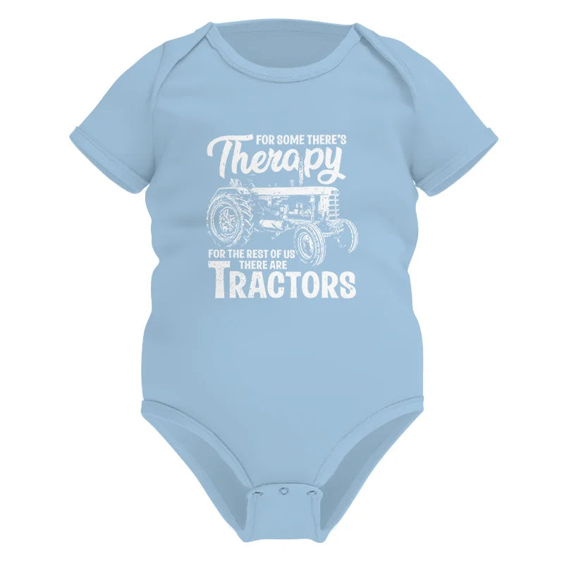 Funny Farmer Therapy Vintage Tractor Lover - Infant Fine Jersey Bodysuit