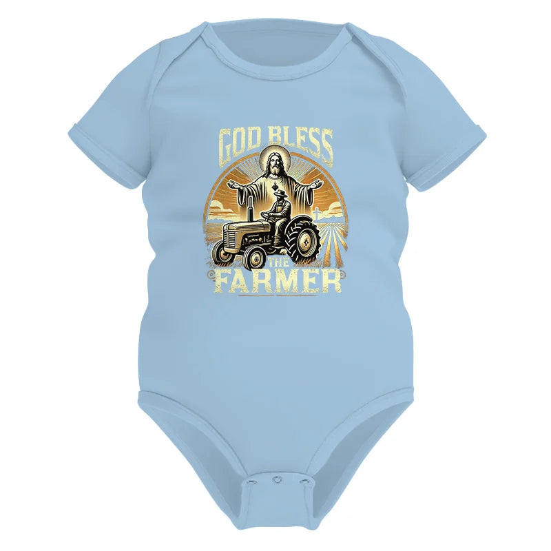 Image of God Bless The Farmer 1 - Infant Fine Jersey Bodysuit