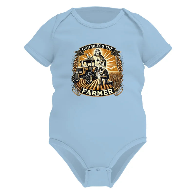 Image of God Bless The Farmer 2 - Infant Fine Jersey Bodysuit