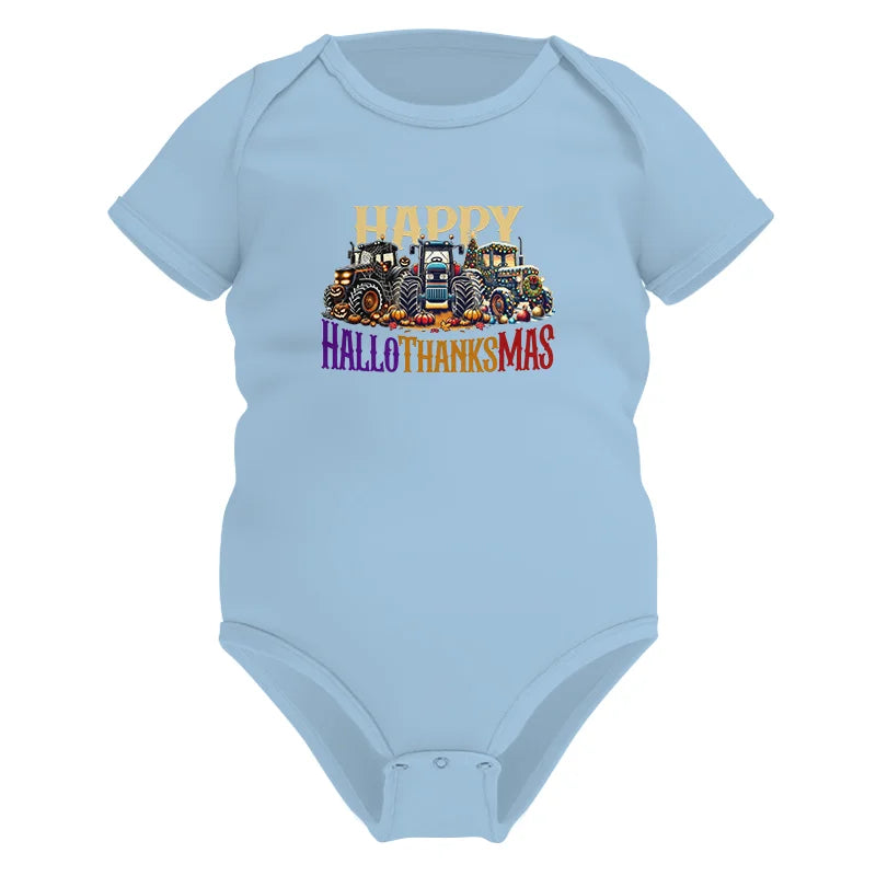 Image of Happy HalloThanksMas - Infant Fine Jersey Bodysuit