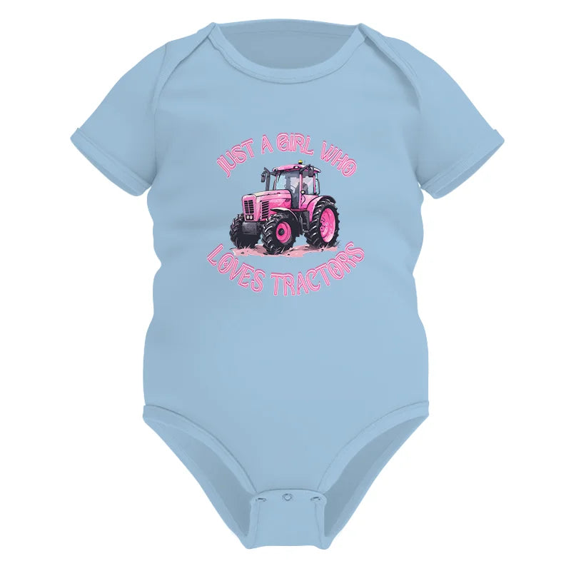 Just A Girl Who Loves Tractors 1 - Infant Fine Jersey Bodysuit