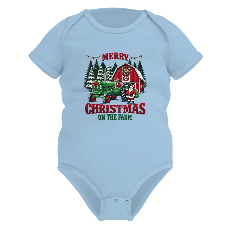 Merry Christmas On The Farm 3 - Infant Fine Jersey Bodysuit