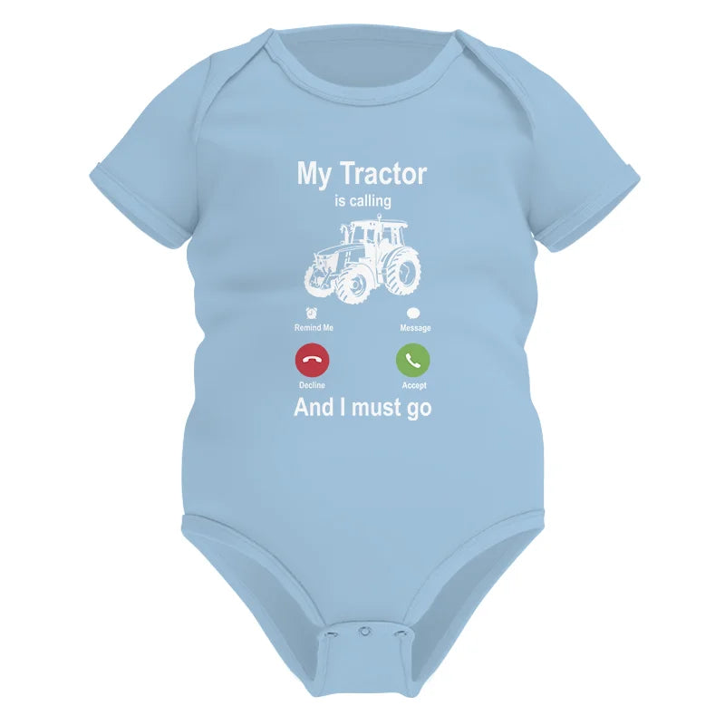 My Tractor Is Calling - Infant Fine Jersey Bodysuit