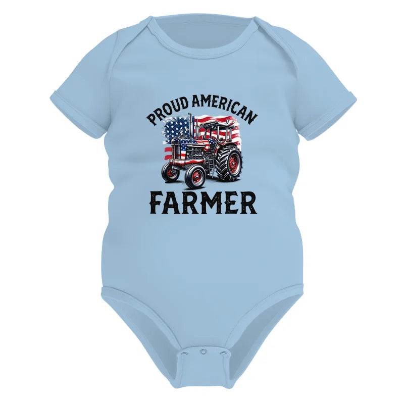 Image of Patriot Tractor - Infant Fine Jersey Bodysuit