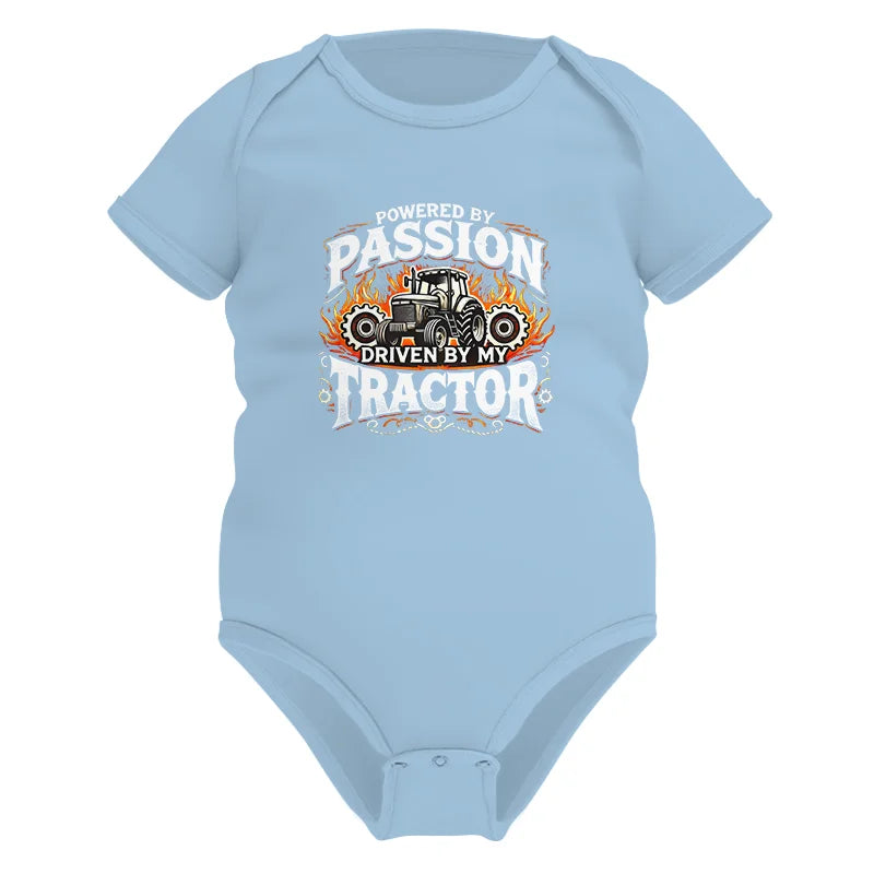 Powered By Passion Driven By My Tractor 1 - Infant Fine Jersey Bodysuit