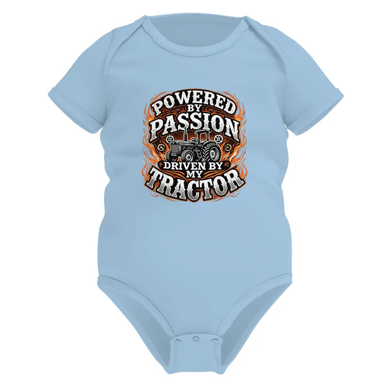 Powered By Passion Driven By My Tractor 5 - Infant Fine Jersey Bodysuit