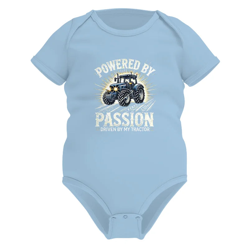 Powered By Passion Driven By My Tractor - Infant Fine Jersey Bodysuit