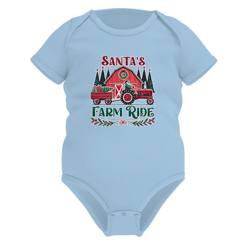 Santa's Farm Ride 1 - Infant Fine Jersey Bodysuit