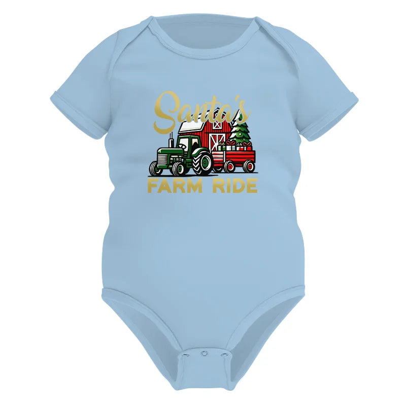 Santa's Farm Ride 2 - Infant Fine Jersey Bodysuit