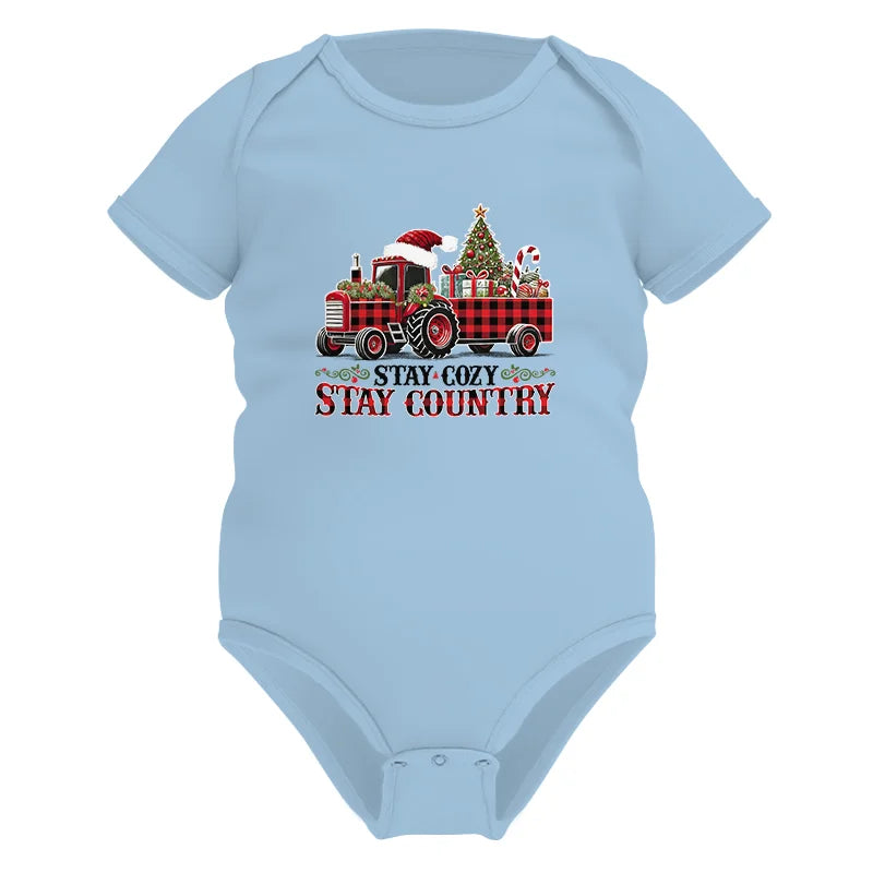 Image of Stay Cozy Stay Country - Infant Fine Jersey Bodysuit