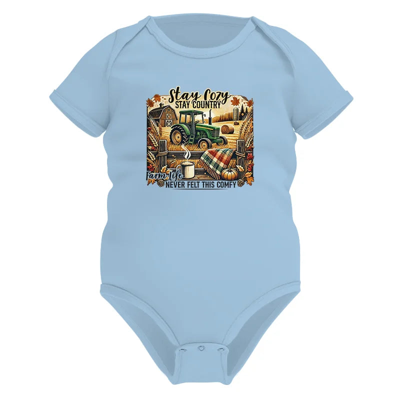 Stay Cozy_Stay Country_Farm Life Never Felt This Comfy 2 - Infant Fine Jersey Bodysuit