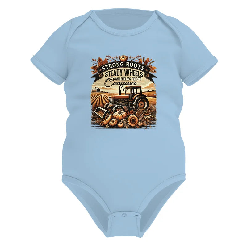 Thanksgiving Farmer Endless Fields To Conquer 2 - Infant Fine Jersey Bodysuit