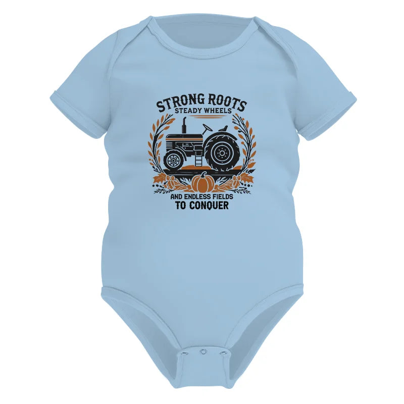 Thanksgiving Farmer Endless Fields To Conquer 3 - Infant Fine Jersey Bodysuit