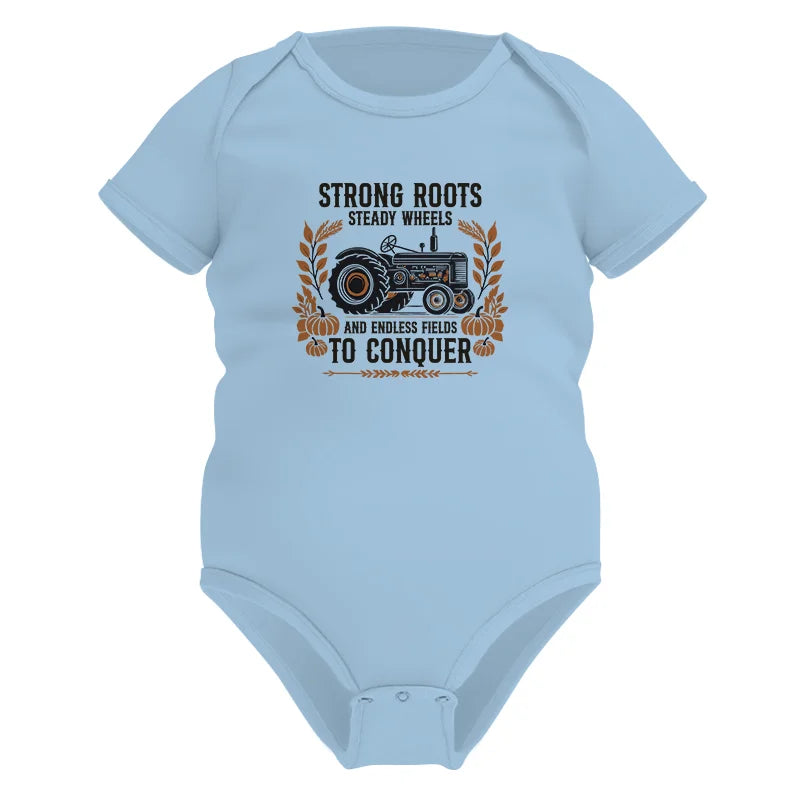 Thanksgiving Farmer Endless Fields To Conquer 5 - Infant Fine Jersey Bodysuit