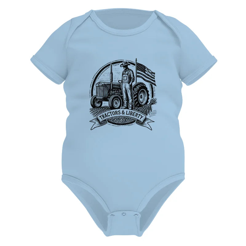 Tractors And Liberty - Infant Fine Jersey Bodysuit