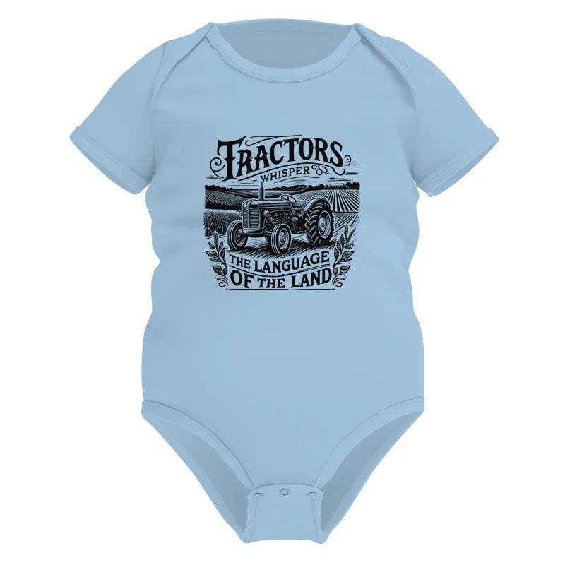 Tractors Whisper The Language Of The Land 1 - Infant Fine Jersey Bodysuit