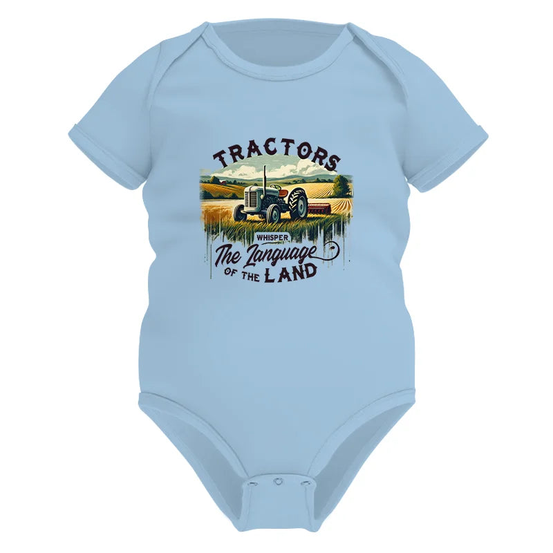 Tractors Whisper The Language Of The Land 2 - Infant Fine Jersey Bodysuit