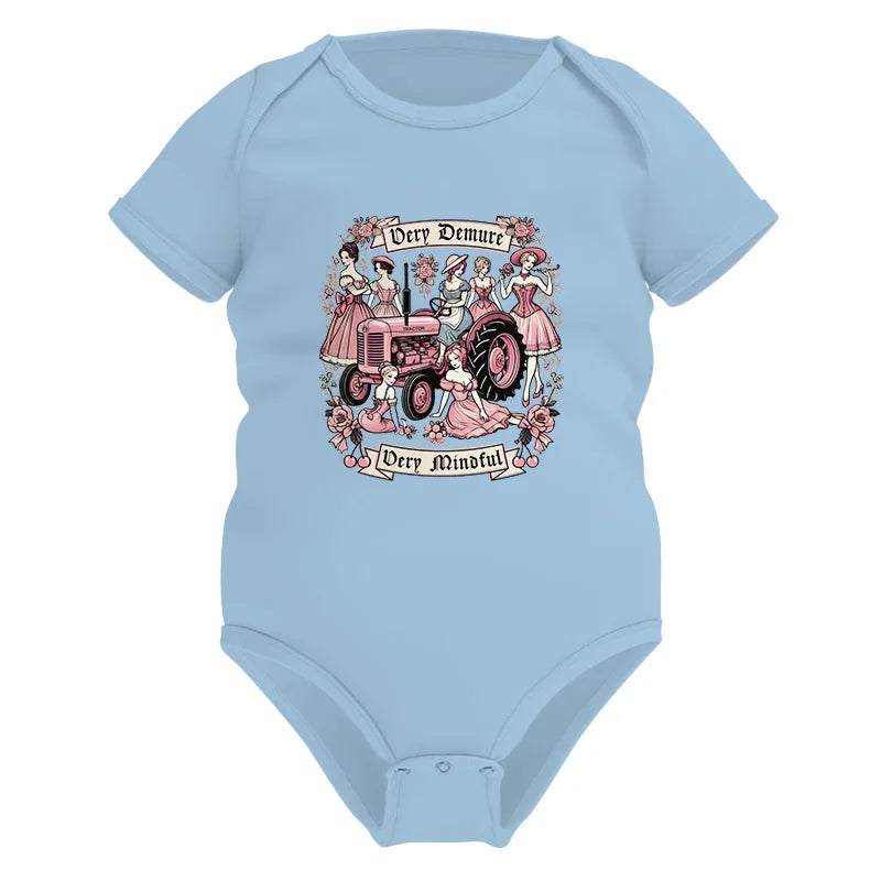 Very Demure Very Mindful Tractor - Infant Fine Jersey Bodysuit