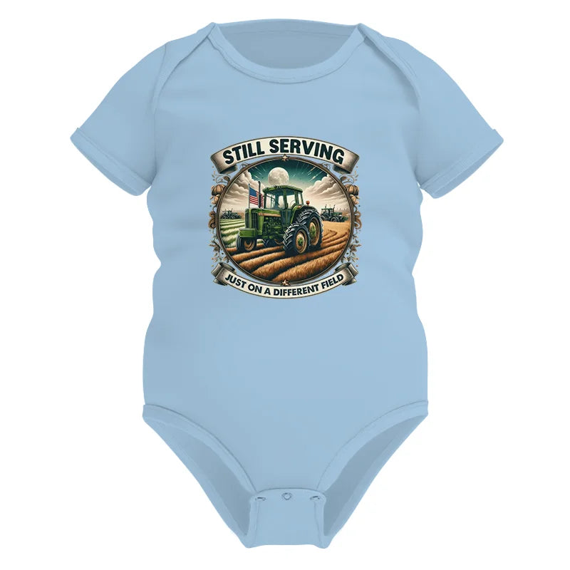 Veteran Farmer Still Serving 4 - Infant Fine Jersey Bodysuit