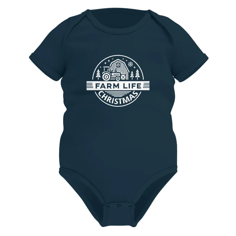 Farm Life Christmas 1 - Infant Fine Jersey Bodysuit