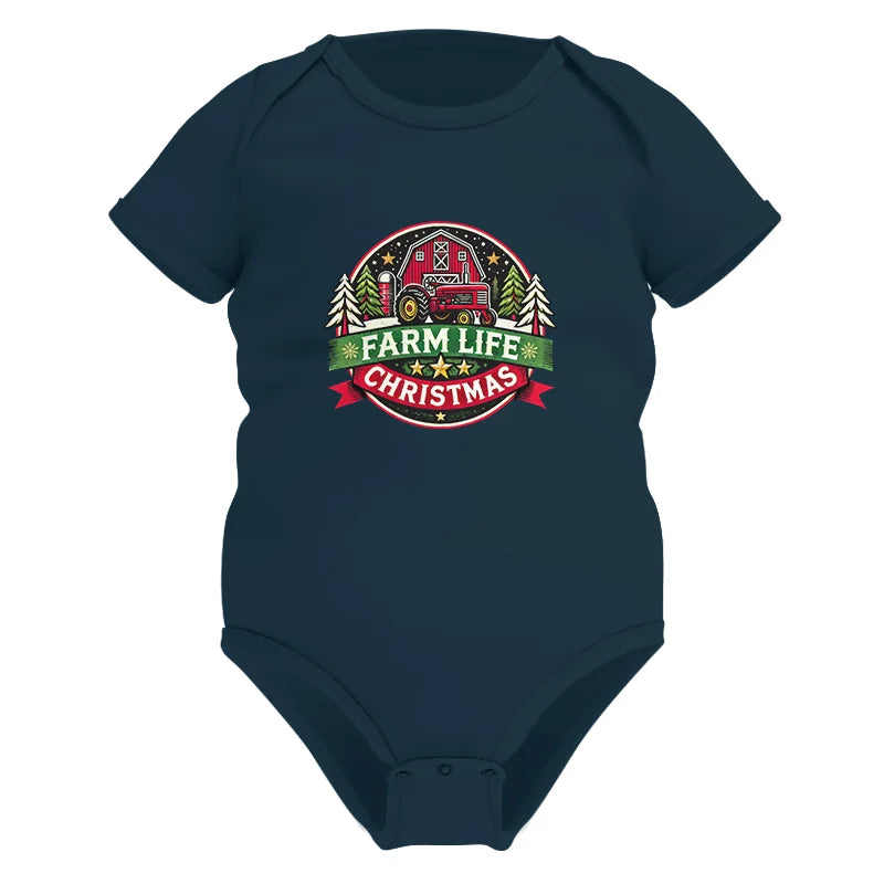 Image of Farm Life Christmas 3 - Infant Fine Jersey Bodysuit