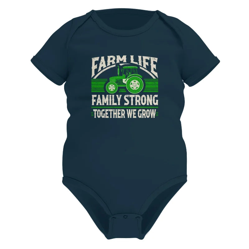 Image of Farm life Family Strong_Together We grow - Infant Fine Jersey Bodysuit