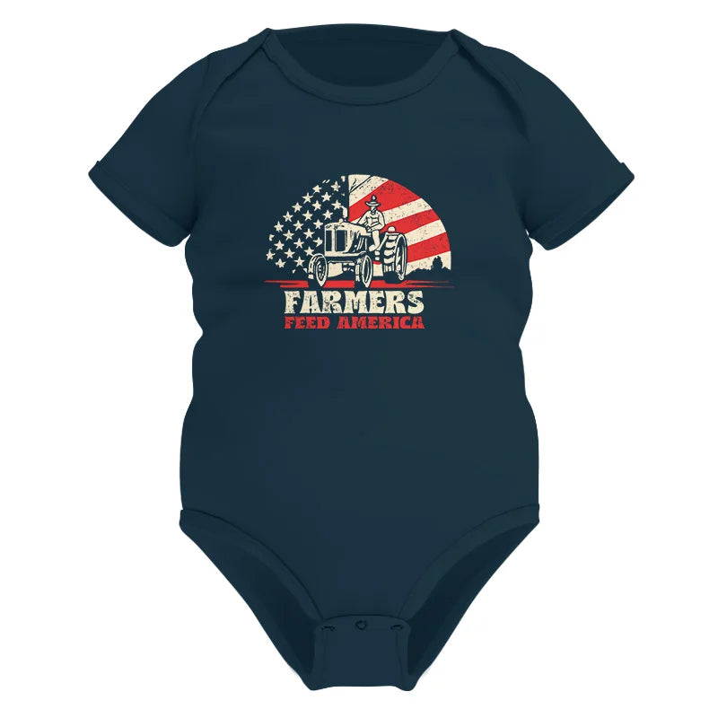 Farmers Feed America Support Farmers - Infant Fine Jersey Bodysuit