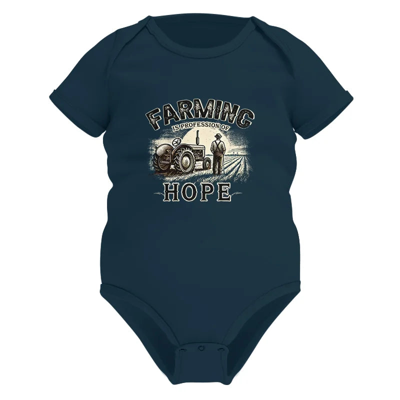 Image of Farming Is A Profession Of Hope 2 - Infant Fine Jersey Bodysuit