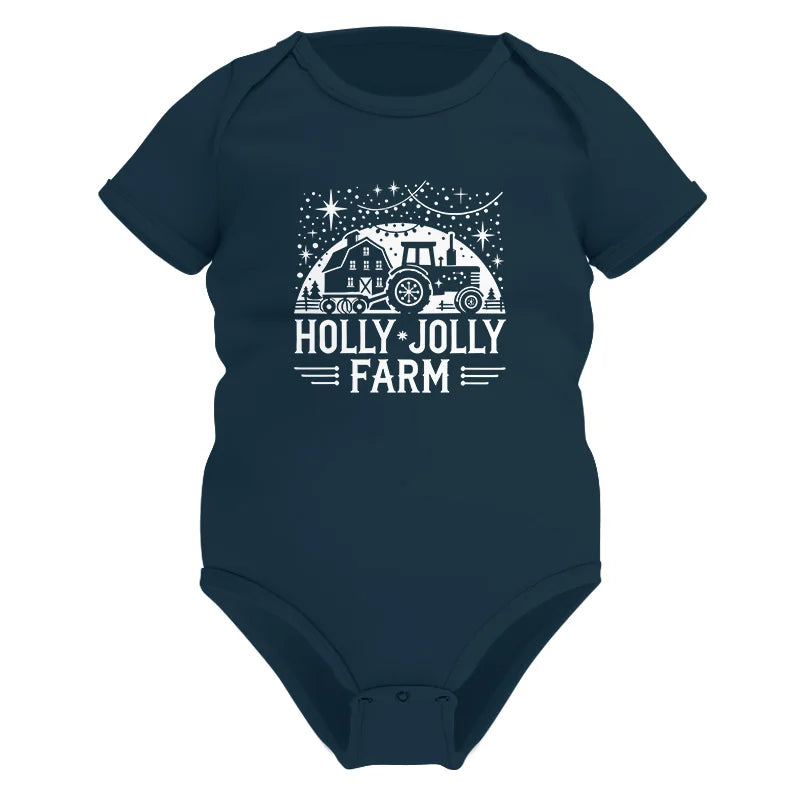 Holly Jolly Farm 2 - Infant Fine Jersey Bodysuit