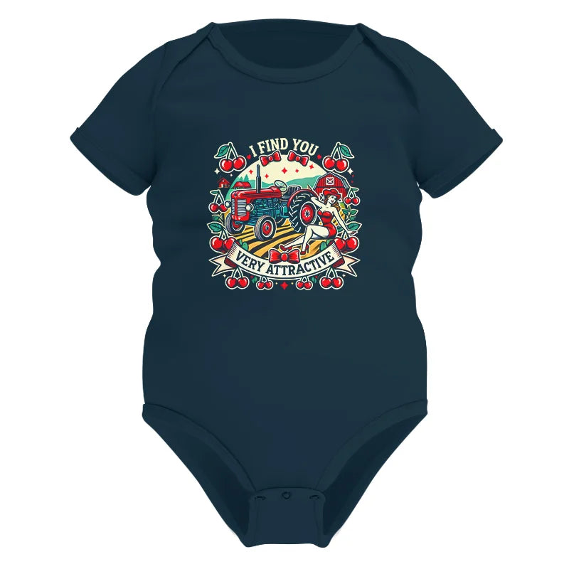 I Find You Very Attractive Red Cherry - Infant Fine Jersey Bodysuit