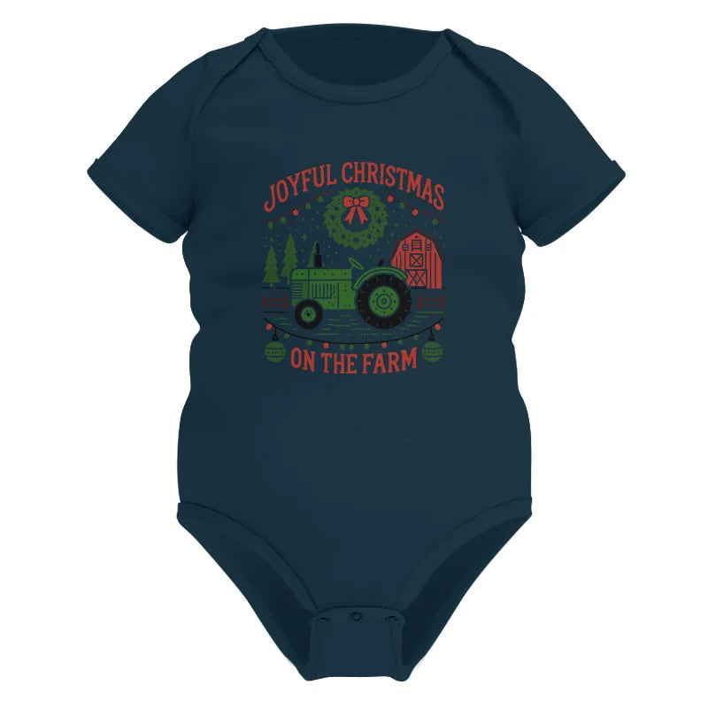 Image of Joyful Christmas On The Farm 3 - Infant Fine Jersey Bodysuit