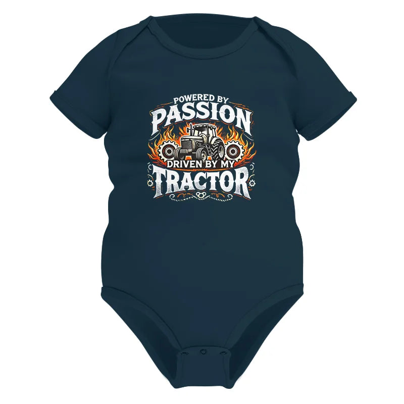 Powered By Passion Driven By My Tractor 1 - Infant Fine Jersey Bodysuit