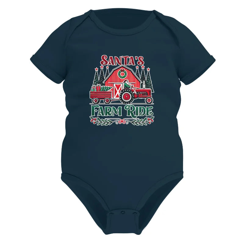 Santa's Farm Ride 1 - Infant Fine Jersey Bodysuit