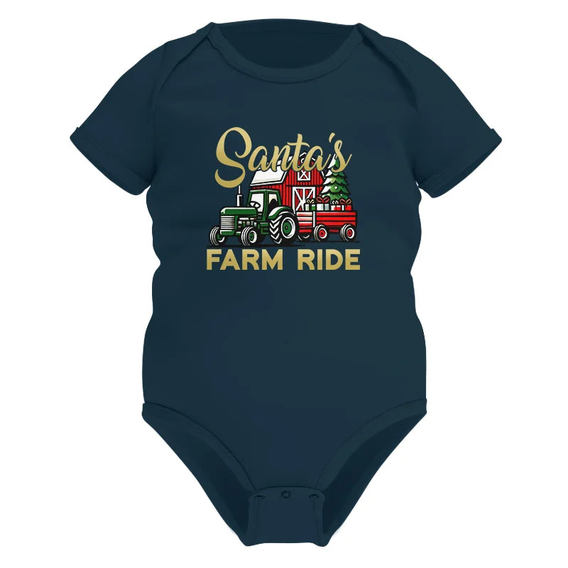 Image of Santa's Farm Ride 2 - Infant Fine Jersey Bodysuit