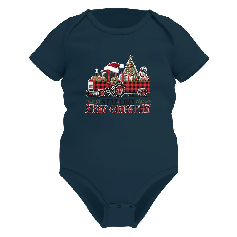 Image of Stay Cozy Stay Country - Infant Fine Jersey Bodysuit