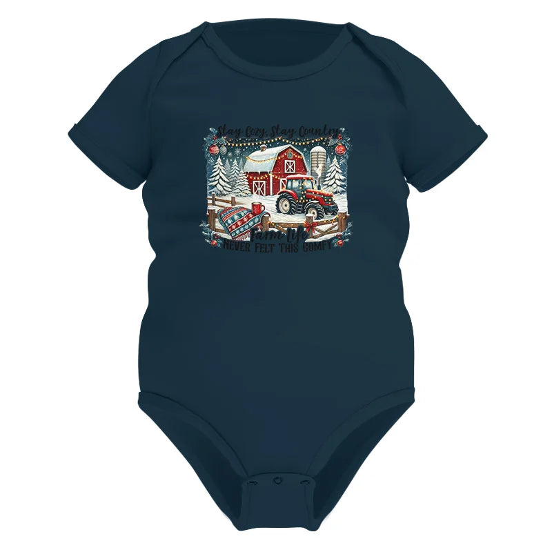 Stay Cozy_Stay Country_Farm Life Never Felt This Comfy 3 - Infant Fine Jersey Bodysuit