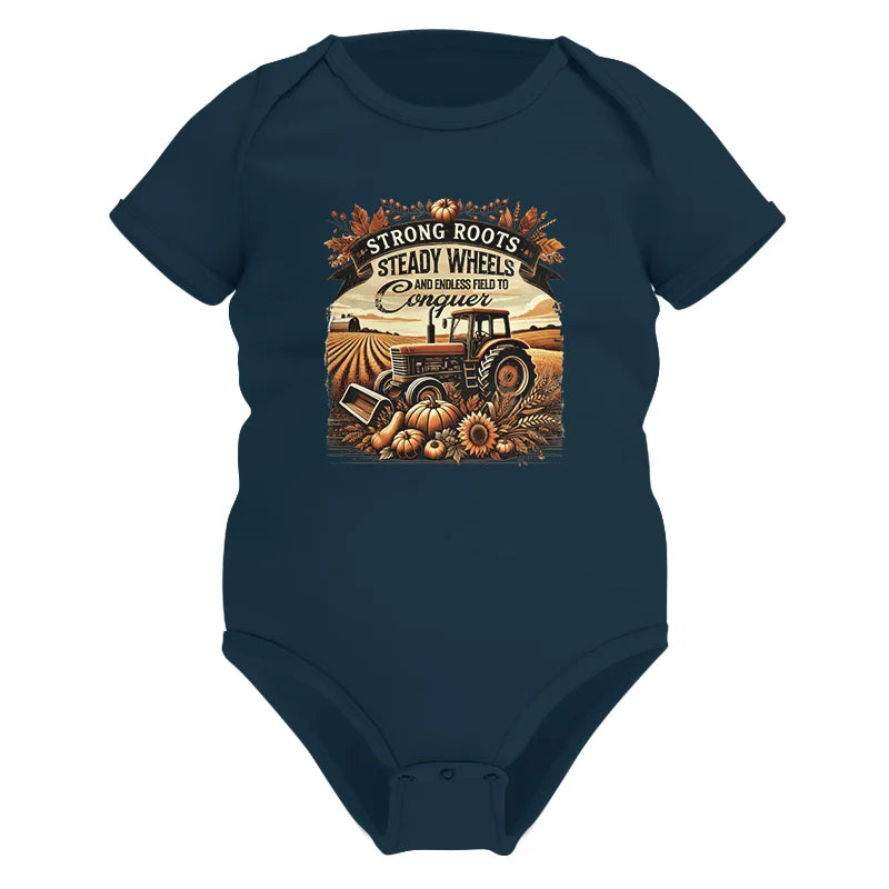 Thanksgiving Farmer Endless Fields To Conquer 2 - Infant Fine Jersey Bodysuit