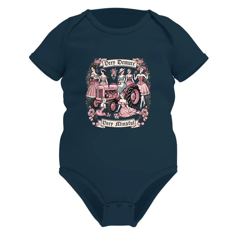 Very Demure Very Mindful Tractor - Infant Fine Jersey Bodysuit