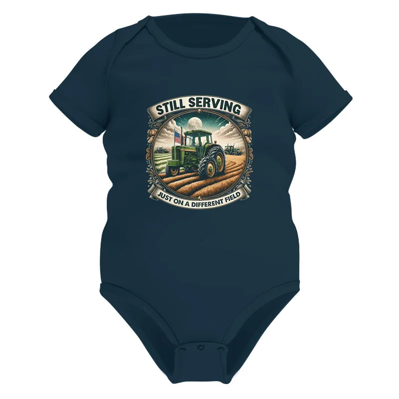 Veteran Farmer Still Serving 4 - Infant Fine Jersey Bodysuit